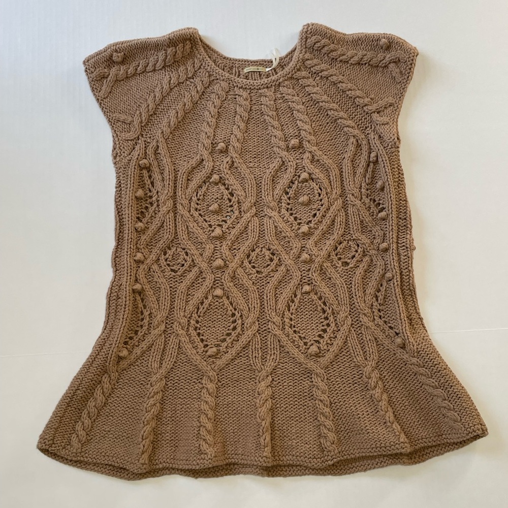 Max Studio Peplum Summer Sweater, Size M